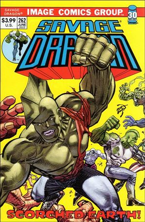 Savage Dragon (1993) issue 262-B Retro Trade Dress Cover