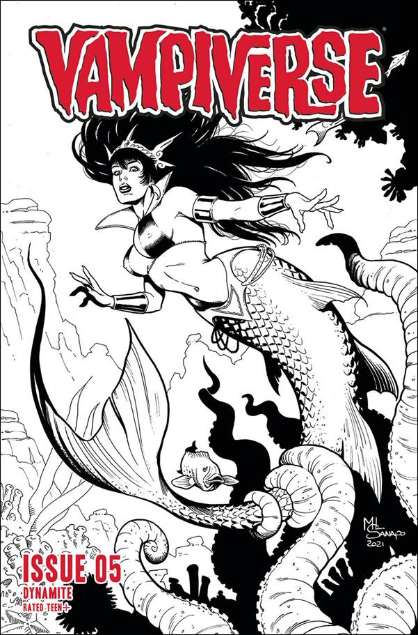 Vampiverse issue 5-O Maria Sanapo 1:25 Black & White Cover