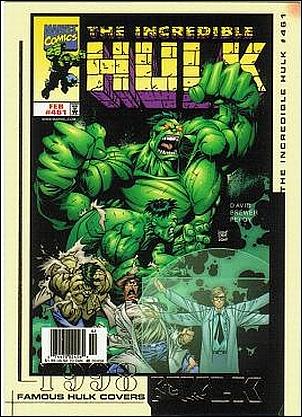 Hulk Film and Comic Cards (Famous Hulk Covers Subset) card FC41 The Incredible Hulk Cover # 461 - 1998