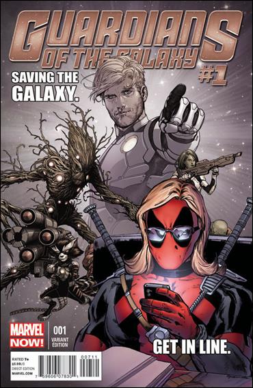 Guardians of the Galaxy (2013) issue 1-G Phil Jimenez "Texts from Deadpool" Cover