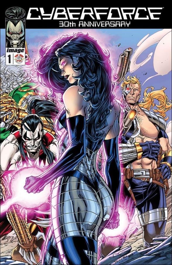Cyberforce (1992) issue 1-G Brett Booth 30th Anniversary Cover