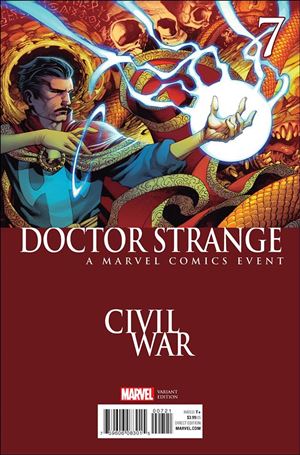 Doctor Strange (2015) issue 7-B Chris Stevens Civil War Cover