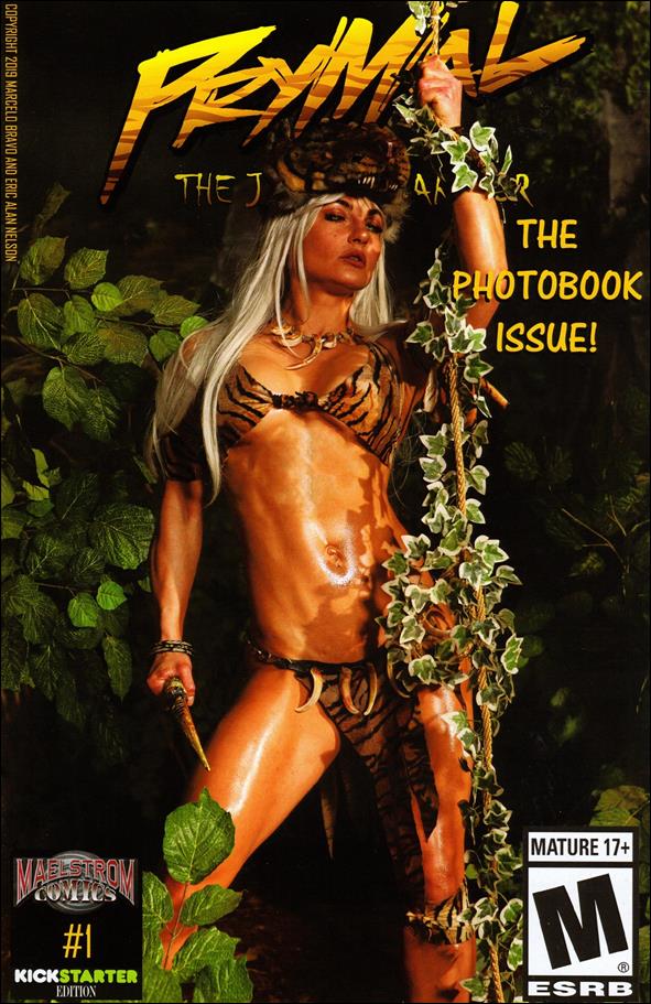 Prymal: The Jungle Warrior Photobook issue 1 Kickstarter Cover