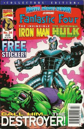 Marvel Heroes Reborn (UK) issue 24 Cardstock Cover