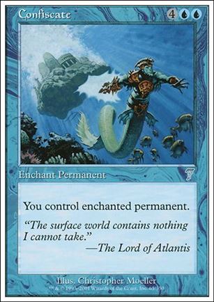 Magic the Gathering: 7th Edition (Base Set) card 65 Confiscate