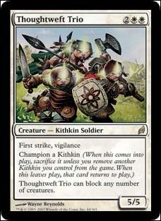 Magic the Gathering: Lorwyn  card 44-Z-INVALID Thoughtweft Trio