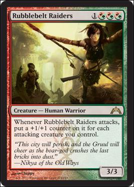 Magic the Gathering: Gatecrash (Base Set) card 224 Rubblebelt Raiders