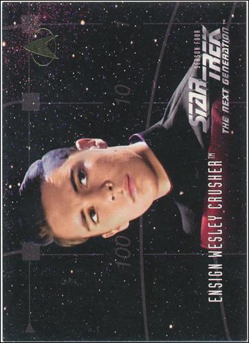 Star Trek: The Next Generation - The Episode Collection Season Four (Base Set) card 417 Ensign Wesley Crusher