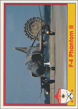 Operation Desert Shield (Base Set) card 90 F-4 Phantom II