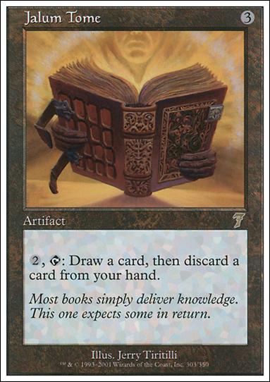 Magic the Gathering: 7th Edition (Base Set) card 303 Jalum Tome