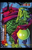 Amazing Spider-Man (Base Set) card 110 Spider-Man vs Mysterio