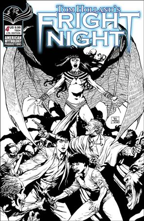 Fright Night (2021) issue 4-D Roy Allan Martinez B/W Cover, 1/350