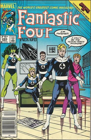 Fantastic Four (1961) issue 285-B Canadian Price Cover