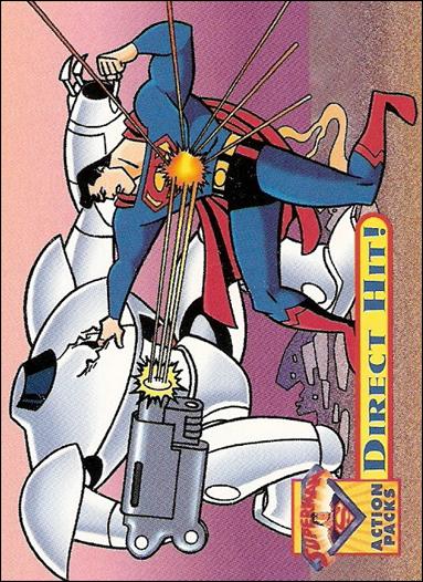 Superman Action Packs (Brainiac Attack Game Base Set) card 6 Direct Hit!