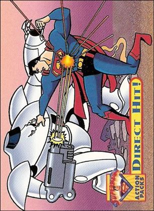 Superman Action Packs (Brainiac Attack Game Base Set) card 6 Direct Hit!