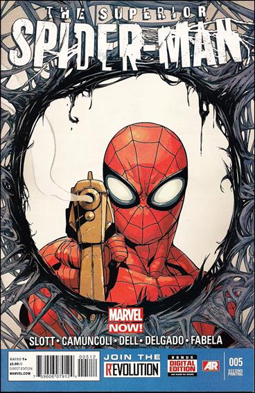 Superior Spider-Man (2013) issue 5-C Giuseppe Camuncoli Blue Cover (2nd Printing)