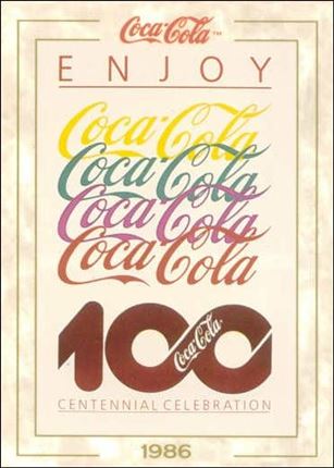 Coca-Cola Collection Series 1 (Base Set) card 90 100th Anniversary