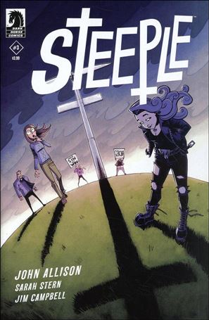 Steeple issue 3-B John Burcham Cover