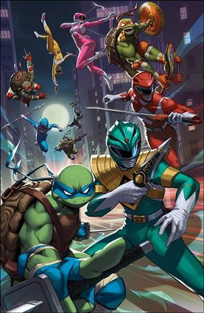 Mighty Morphin Power Rangers / Teenage Mutant Ninja Turtles II issue 1-Q Ejikure 1:250 Cover