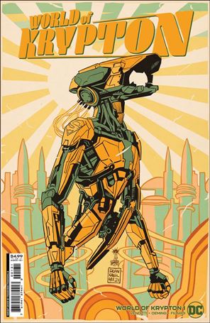 World of Krypton (2022) issue 1-C Francesco Francavilla 1:25 Cardstock Cover