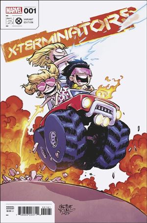 X-Terminators (2022) issue 1-B Skottie Young Baby Cover