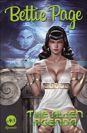 Bettie Page: The Alien Agenda issue 3-B Josh Burns Cover