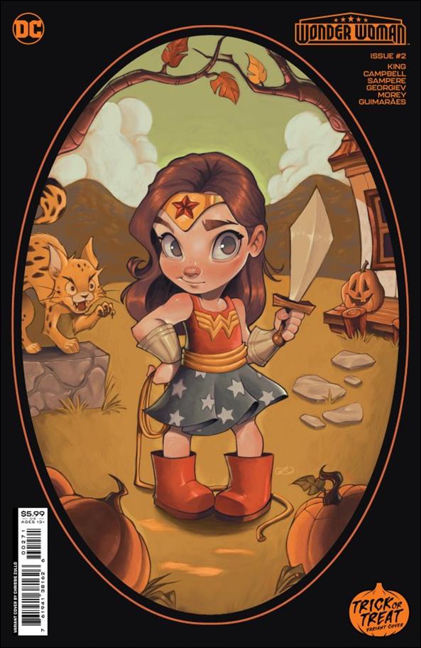 Wonder Woman (2023) issue 2-G Chrissie Zullo Trick or Treat Cardstock Cover