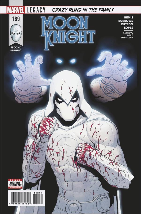 Moon Knight (1980) issue 189-B Jacen Burrows 2nd Printing Cover