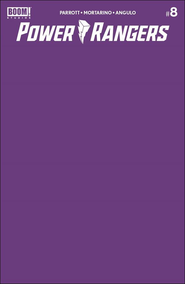 Power Rangers issue 8-C Blank Purple Cover