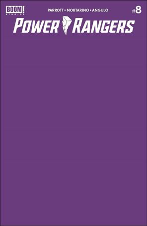Power Rangers issue 8-C Blank Purple Cover