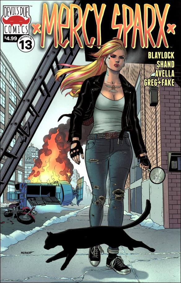 Mercy Sparx (2013) issue 13 Matt Merhoff Cover