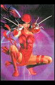 Women of Marvel (Embossed Subset) card T3 Elektra