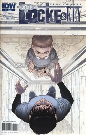 Locke & Key: Clockworks issue 4-B Blue Title 1:10 Spot Color Cover