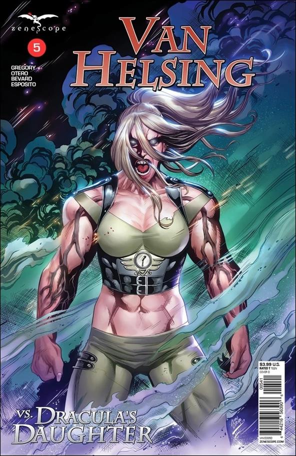 Van Helsing vs. Dracula's Daughter issue 5-D Allan Otero Cover