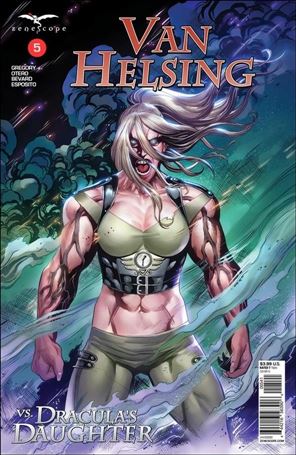 Van Helsing vs. Dracula's Daughter issue 5-D Allan Otero Cover