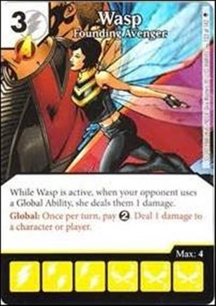 Marvel Dice Masters Age of Ultron  card 133 Wasp: Founding Avenger
