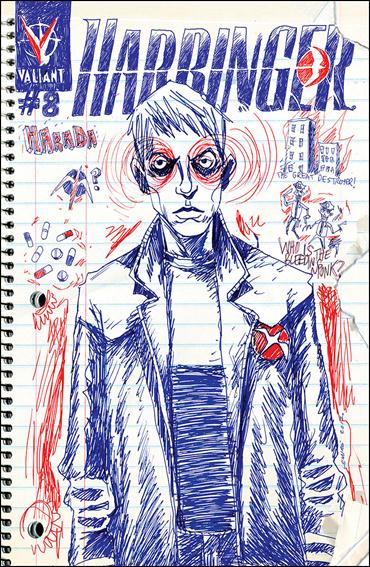 Harbinger (2012) issue 8-C Jeff Lemire 1:125 Linewide Cover 1/500