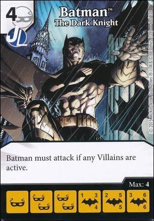 DC Comics Dice Masters Justice League  card 2 Batman: The Dark Knight