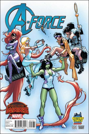 A-Force (2015) issue 1-J Sara Pichelli Midtown Comics Cover