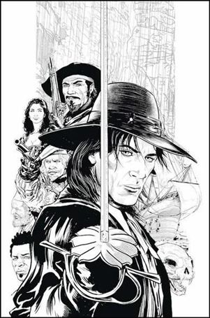 Solomon Kane: The Serpent Ring issue 1-L Patrick Zircher B&W Virgin Cover