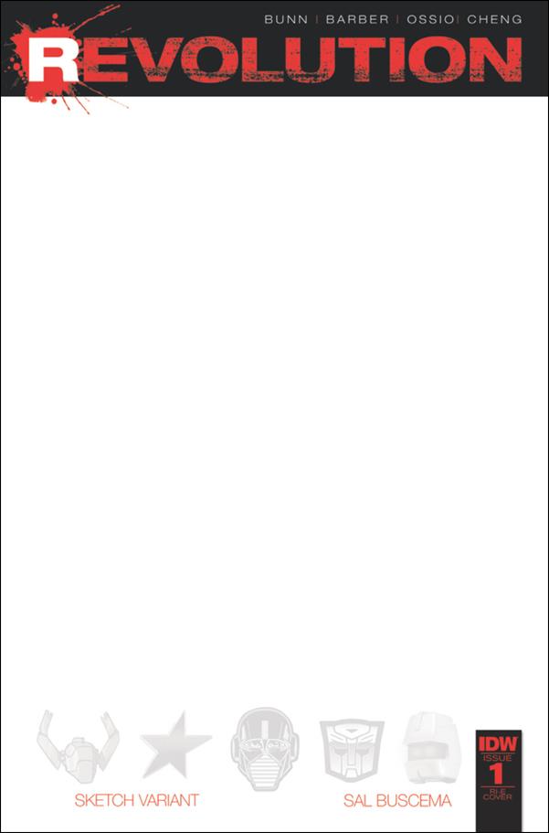 Revolution issue 1-L Sal Buscema 1:250 Blank/Sketch Cover