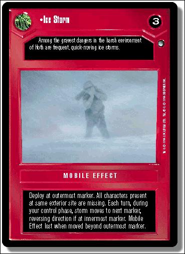 Star Wars: Hoth Limited (Base Set) card 28 Ice Storm