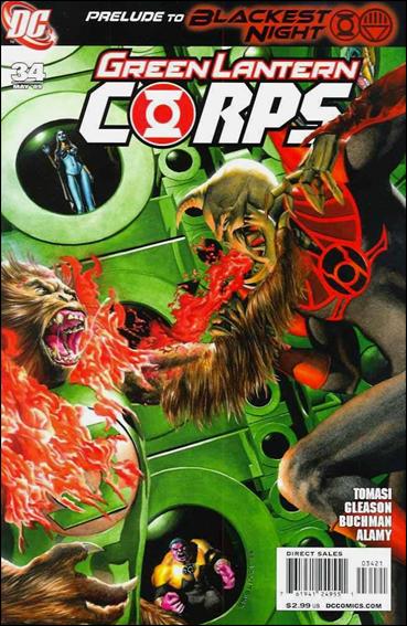 Green Lantern Corps (2006) issue 34-B Rodolfo Migliari 1:25 Cover