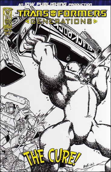 Transformers: Generations issue 11-B Nick Roche 1:10  Sketch Cover