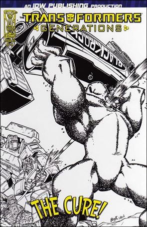 Transformers: Generations issue 11-B Nick Roche 1:10  Sketch Cover