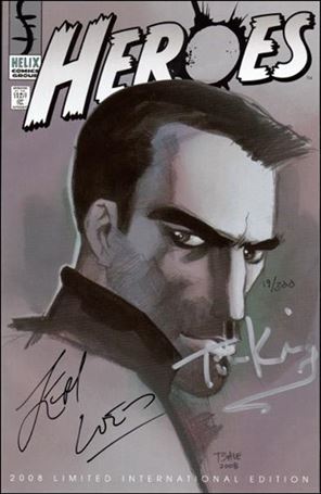 Heroes / 9th Wonders issue 3-F DF 2008 Sylar Cover (Signed by Loeb & Kring) 1/300