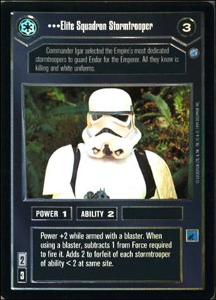 Star Wars: Endor Limited (Foil Subset) card 2 Elite Squadron Stormtrooper