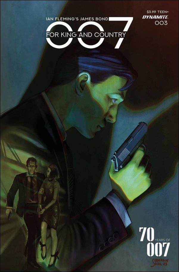 007: For King and Country issue 3-B Rebeca Puebla Cover