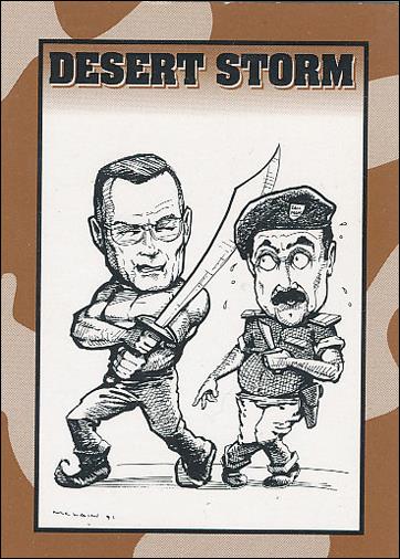 Desert Storm Crown Collection Series I card 8 Cutting Remarks