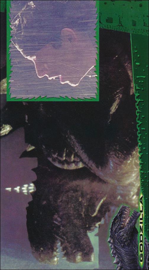 Godzilla Supervue (Base Set) card 25 Man And The Monster